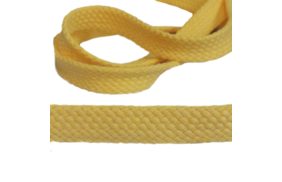 шнур для одежды плоский 15мм, 100хб, цв желтый/123 (катушка 50м) bombacio купить по 13.5 - в интернет - магазине Веллтекс | Самара
.