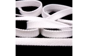 шнур для одежды плоский 15мм, 100хб, белый/101 (катушка 50м) bombacio купить по 13.5 - в интернет - магазине Веллтекс | Самара
.