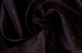 ткань подкладочная поливискоза twill, 90гр/м2, 52пэ/48вкс, 146см, коричневый жаккард зернышко/s917, купить в Самаре.