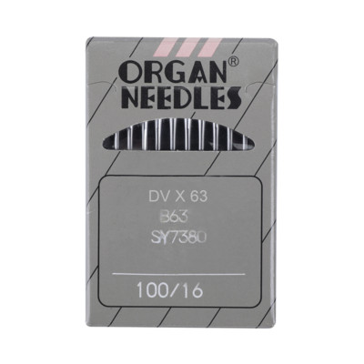 Иглы ORGAN DVх63 №100/16 (уп.10шт)1