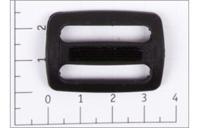 пряжка двухщелевая 25мм пластик цв черный (уп 100шт) дщ-25 пп купить по 1.3 - в интернет - магазине Веллтекс | Самара
.