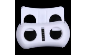 фиксатор пластик 104-х (27011 cc) цв белый для двух шнуров (для шура 5мм) (уп 100,500шт) пп купить по 2.25 - в интернет - магазине Веллтекс | Самара
.