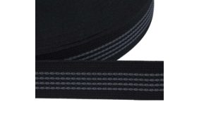 резинка тканая с латексом 3*4 цв черный 025мм (уп 25м) ekoflex купить по 42.4 для тактического снаряжения в Самаре 