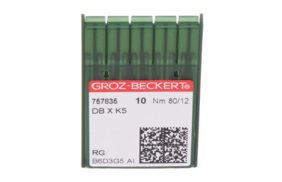 иглы groz-beckert dbxk5 №80 (уп.10шт.) купить по цене 153 руб - в интернет-магазине Веллтекс | Самара
