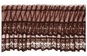 311 коричневый рюши ширина 70мм (намотка 25 ярдов = 23 метра) купить по 1143.07 - в интернет - магазине Веллтекс | Самара
.