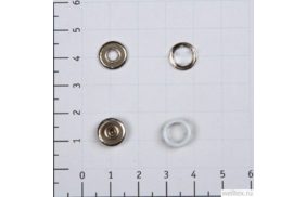 кнопка рубашечная цв серый s-133 нерж 9,5мм кольцо (уп ок.1440шт) кр-06 ата купить по цене 2.43 руб - в интернет-магазине Веллтекс | Самара
