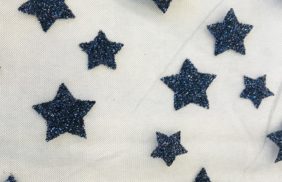 еврофатин с глиттером цв.438 темно-синий звёздочка/м нс купить по цене 160 руб в розницу от 1 метра - в интернет-магазине Веллтекс